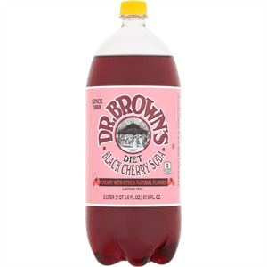 Dr Brown Black Cherry Diet 2 Liters