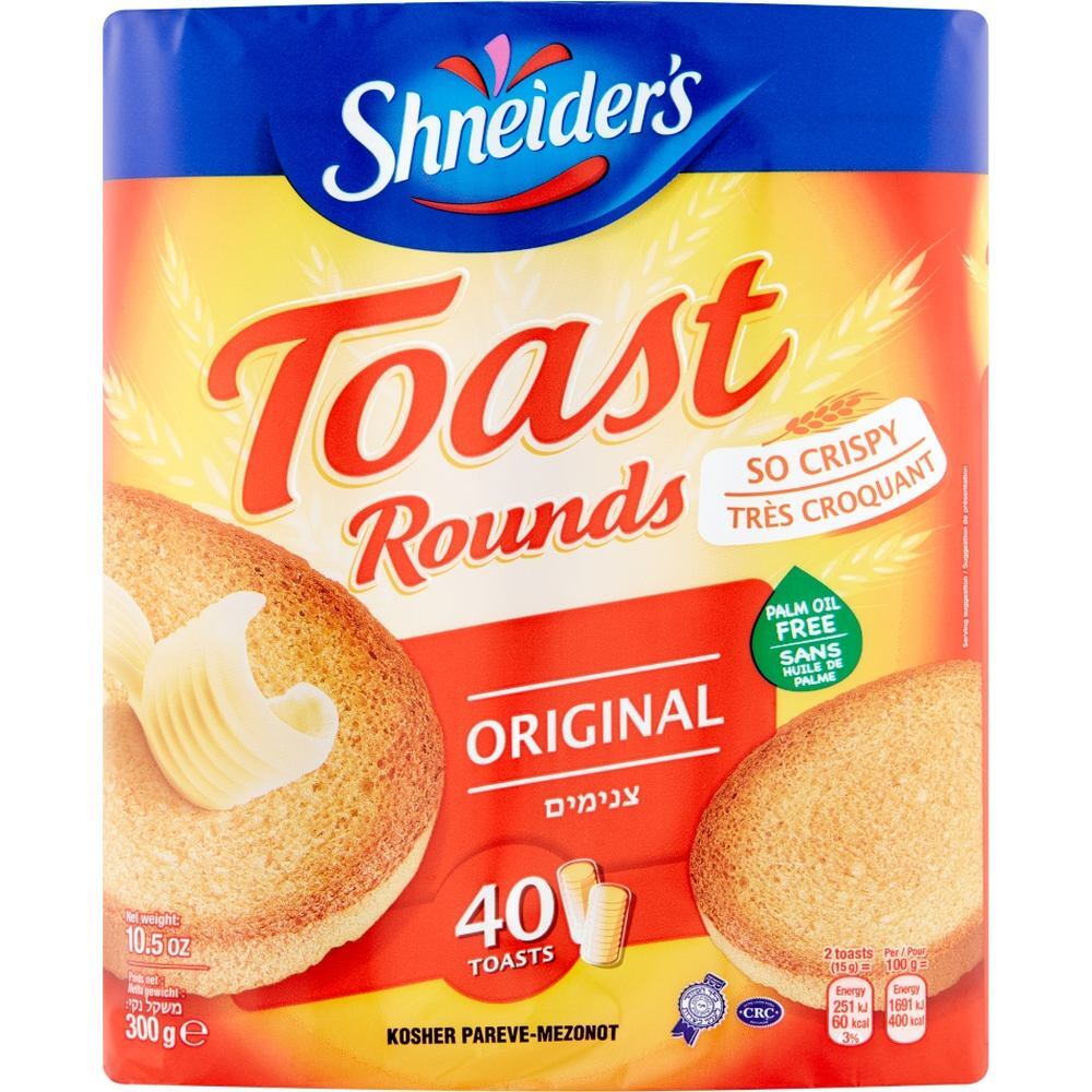 Shneider's Toast Rounds Original 10.5 Oz