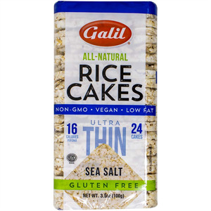 Galil Rice Cakes Ultra Thin Sea Salt 3.5 Oz