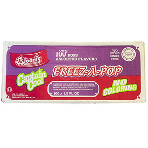 Bloom's Captain Cool Freeze Pops No Color 100Ct