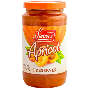 Lieber's Preserves Apricot 18 Oz