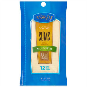 Haolam Slim Muenster Sliced 6 Oz