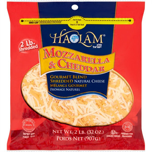 Haolam Mozzarella&Cheddar 2 Lb