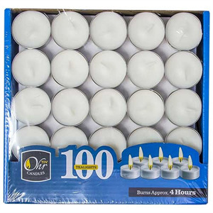 Ohr Tea Lights 100 Ct