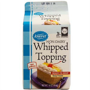 Kineret Whipped Topping Parve 16 Oz