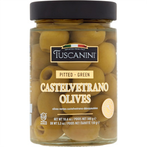 Tuscanini Olives Green Pitted 10.6Oz