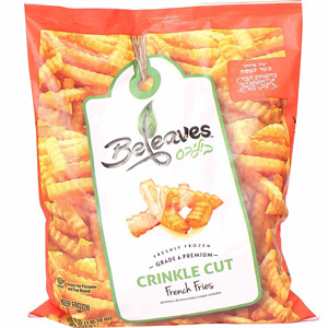 Beleaves Potato Fries Crunkle Cut 26Oz