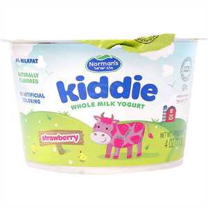 Norman's Kiddie Yogurt Strawberry 4 Oz