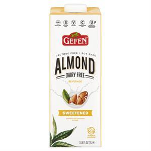 Gefen Almond Milk Sweetened 33.8 Oz