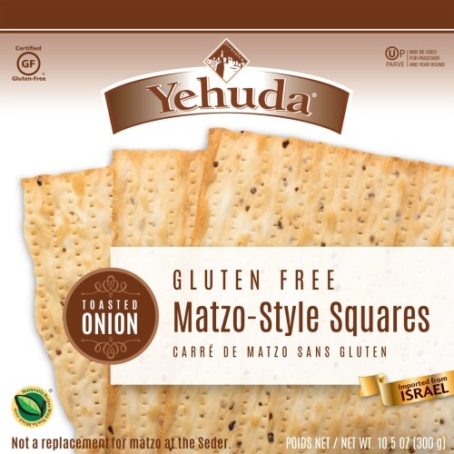 Yehuda Matzo Squares Fgf Onion 10.5Oz