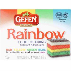 Gefen Food Coloring Assorted 1 Oz